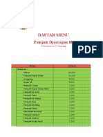 Daftar Menu Pempek