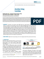 HDR Image Reconstruction Using Segmented Image Learning