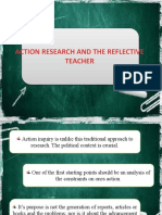 Action Research and The Reflective Teacher