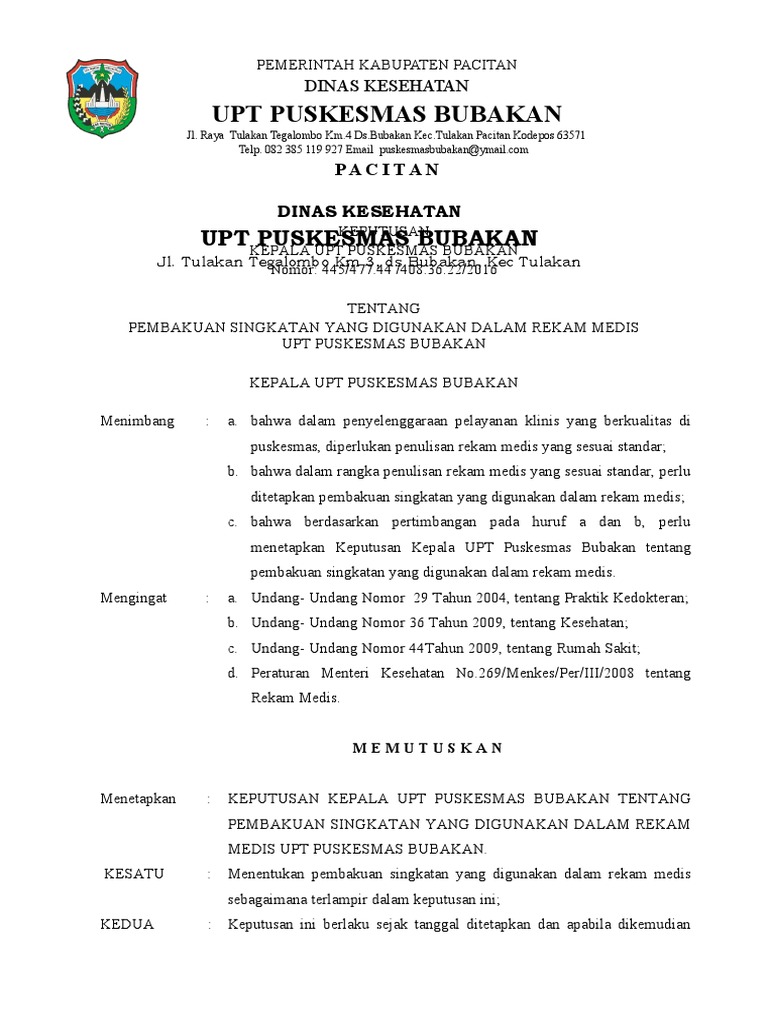8 4 1 3 sk pembakuan singkatan pdf