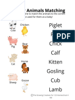 Baby Animals Worksheets