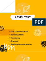 Assessment Test - Elementary