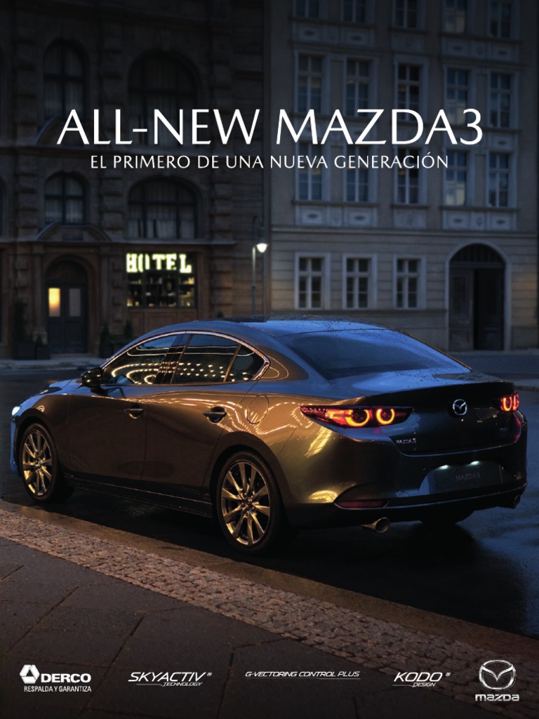 Mazda 3 Sedan 2024 Peru PDF Direccion Inyección de combustible