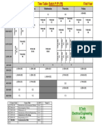 Timetable