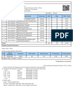 No Kode Mata Kuliah Mata Kuliah Semester SKS Nilai SKS Nilai