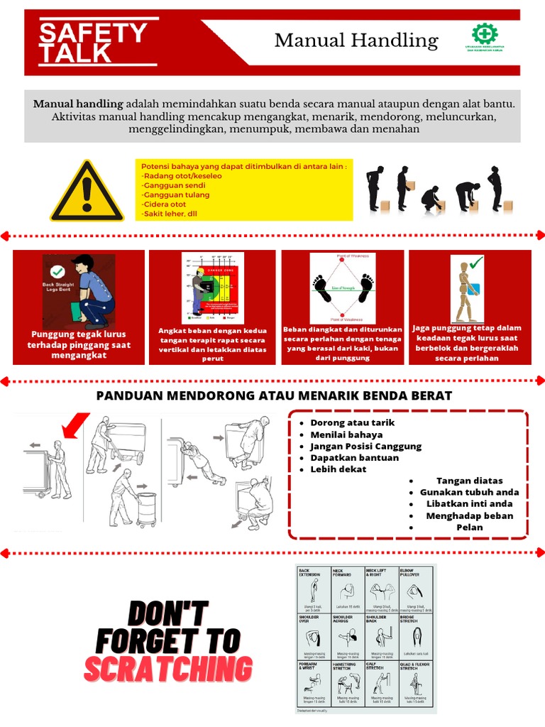 Panduan Manual Handling yang Aman | PDF