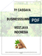 DRY CASSAVA - BUSINESS SUMMARY Cassava - NOV - 2022