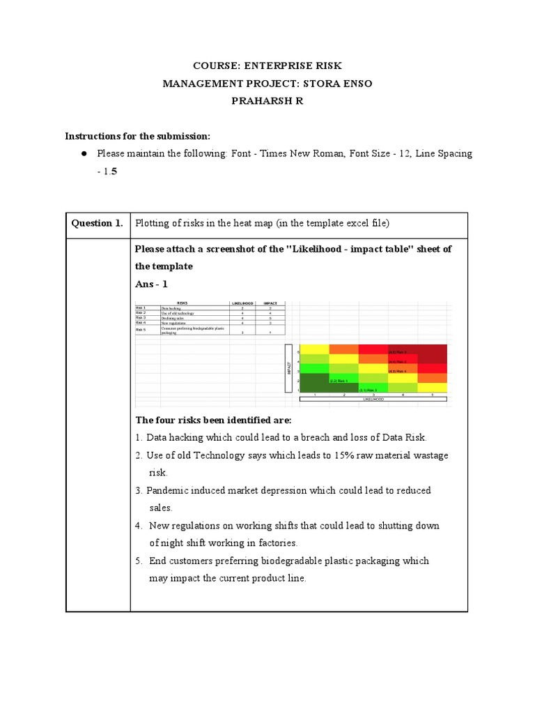 Praharsh R - Submission+Template+-+ERM+ (2) + | PDF
