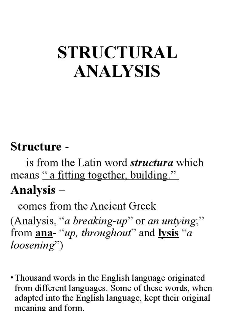 洋書 Structural Semantics: An Analysis of Par Structural Analysis | PDF