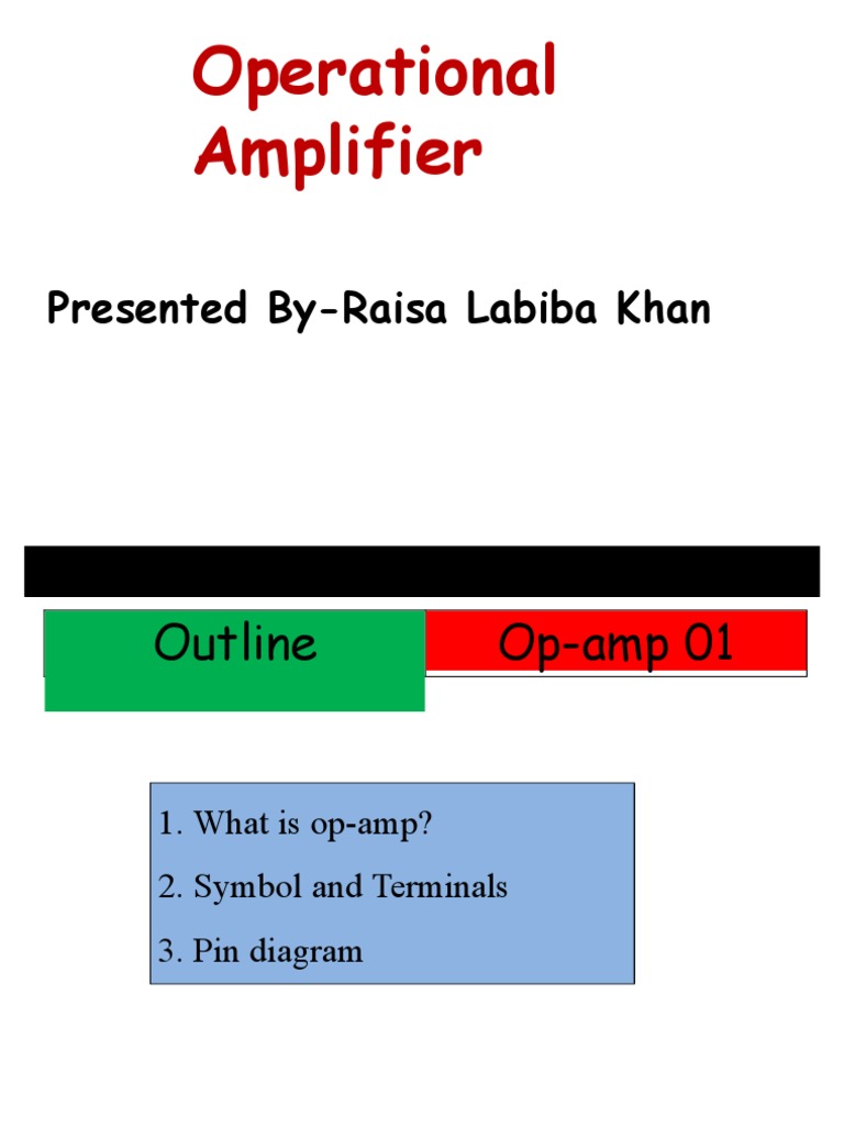 Operational Amplifier PDF