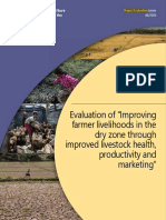 Evaluation of Improving Farmers Livelihoods - FAO