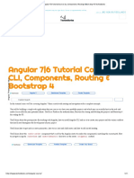 Angular 7 - CLI, Components, Routing & Bootstrap 4 - Techiediaries
