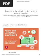 Angular Forms and Validations