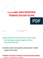 Perilaku Bisnis Dan Investasi Terbaik Dalam Islam