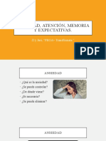 Ansiedad, Organización Del Tiempo y Estudio