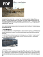 Shoring Systems in Deep Excavation UAE | PDF | Deep Foundation | Components