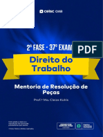 E-Book Mentoria de Resolução de Peças - Prof. Cleize Kohls