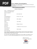 Contoh Template Surat Paklaring | PDF