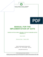 Manual For The Implementation of GOTS V7.0