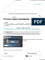 HP DesignJet T120 and T520 - Ink Cartridge Issues - HP® Customer Support