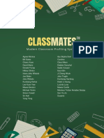 Classmate Sample