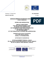 2016 (Referred 2019) - BiH - Electoral Framework