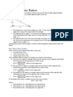 Trigonometric Ratios