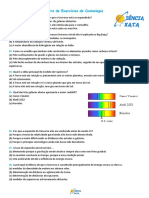 Lista de Exercc3adcios de Cosmologia Com Respostas1