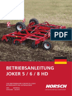 Betriebsanleitung Joker 5 / 6 / 8 HD