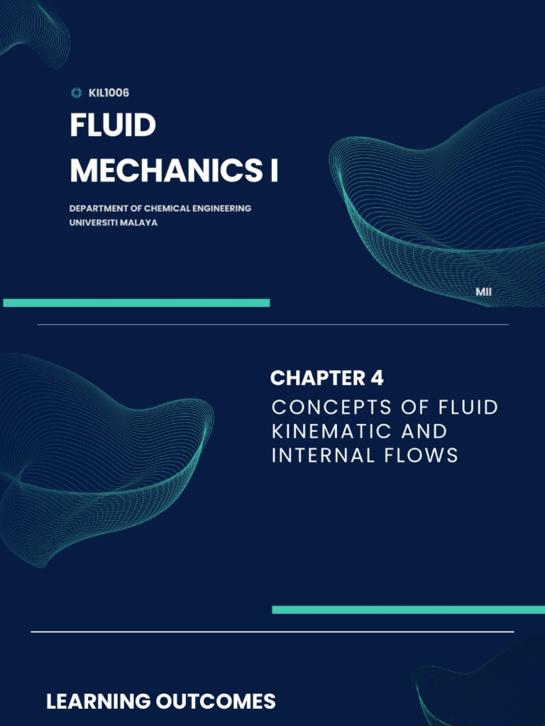 Fluid Kinematics and Internal Flow Concepts | PDF | Fluid Mechanics ...