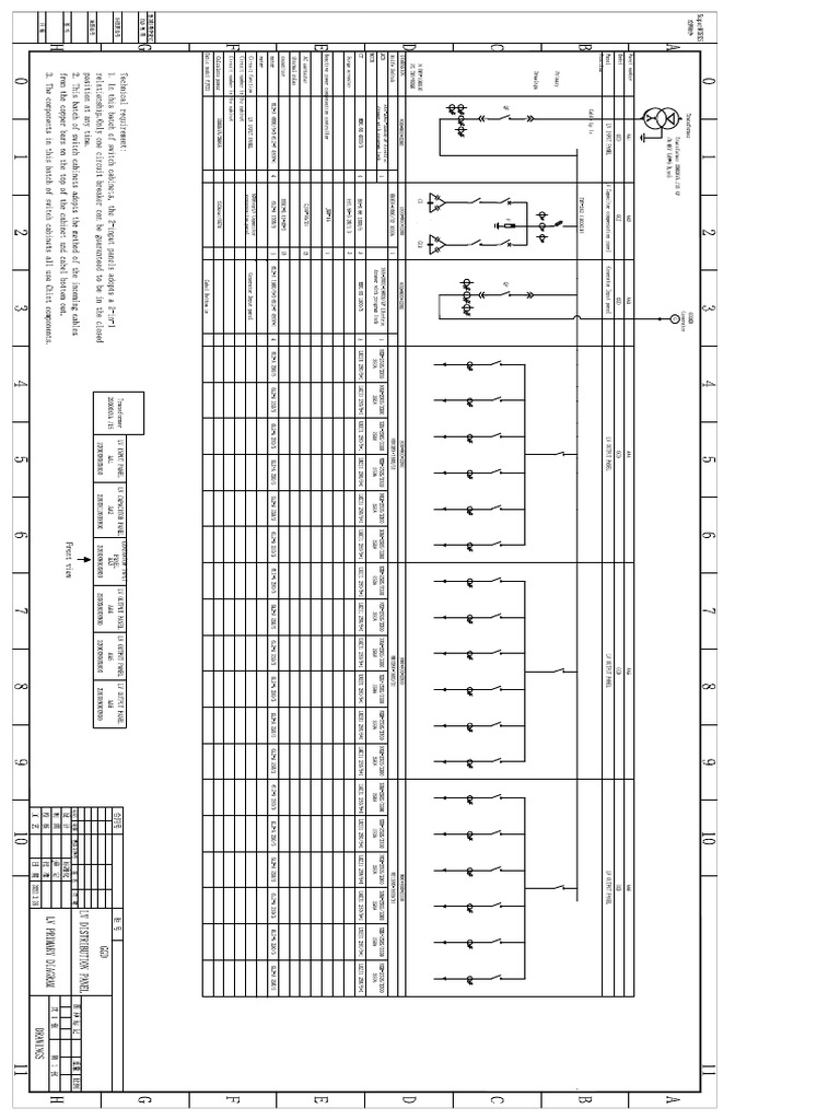 Drawings of The LV Panels | PDF
