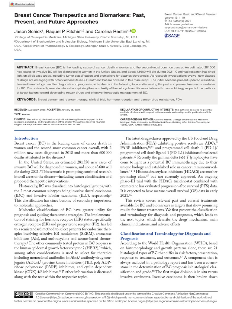 Breast Cancer Treatment Advances | PDF | Epidermal Growth Factor ...