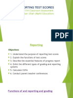 8602 Unit 09 Reporting Test Scores