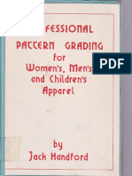 Professional Pattern Grading For Women's, Men's, and Children's Apparel