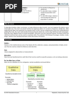 BADB1014 Quantitative Methods - Lesson 3