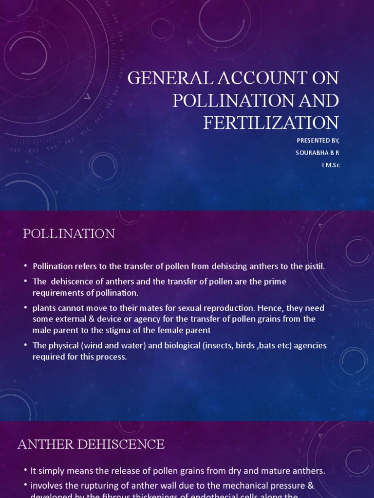 General Account On Pollination and Fertilization | PDF | Flowers ...