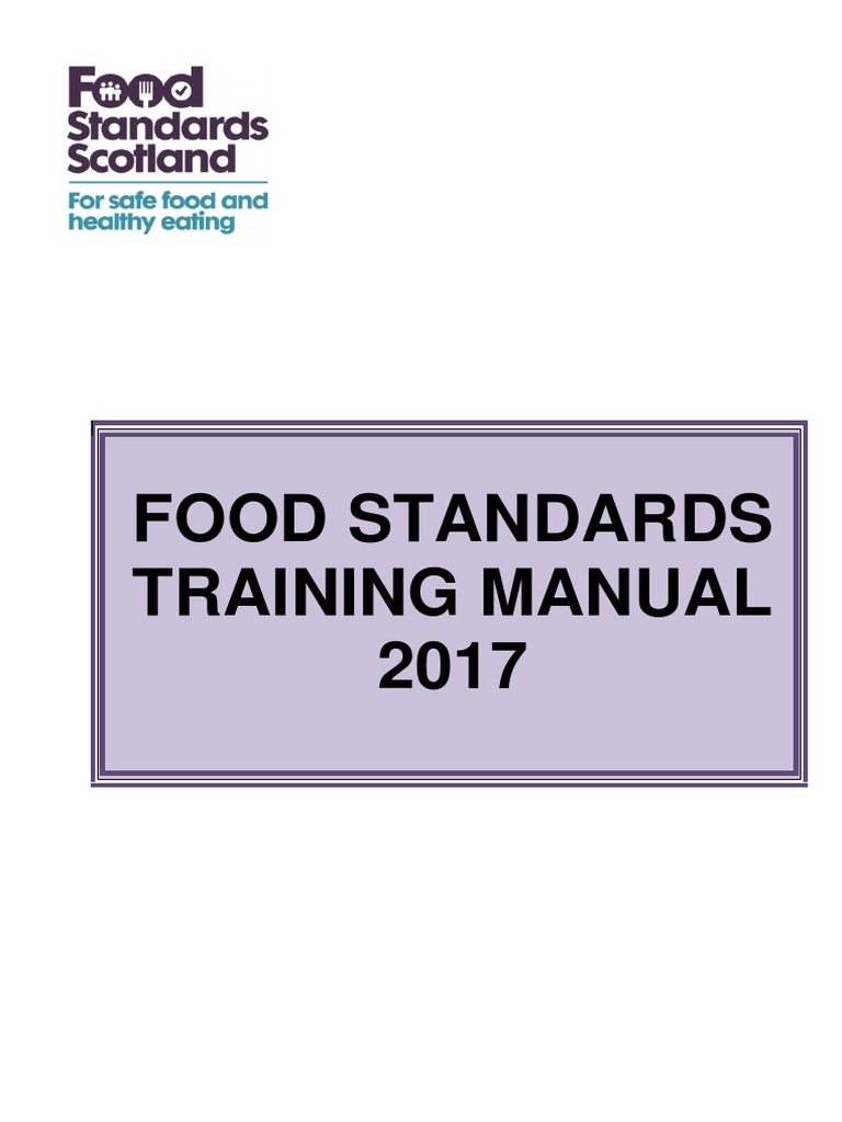 Scottish Food Standards Training Manual | PDF | Food Safety ...