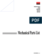 Mechanical Parts List - MV154E TNC620 (2554012300)
