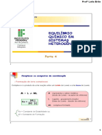 Aula 5 Eq. Sistema Heterogêneo - Parte 4 QIM261 Resum 2022-1