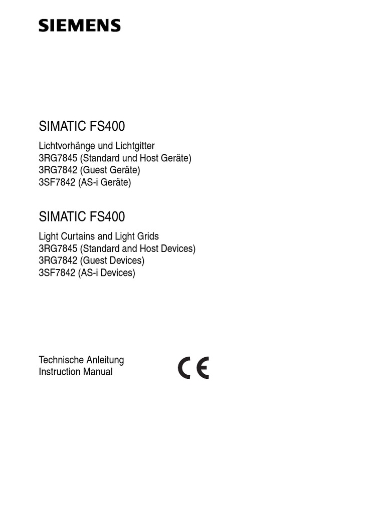 Simatic Fs400 | PDF