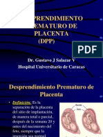 Desprendimiento Prematuro de Placenta