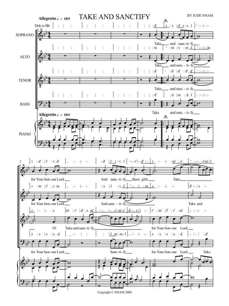 Take and SanctifyOriginal Copy PDF