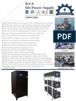 UPS-GER 60kVA 0.8Pf 380V50Hz STR Out380V50Hz Range 