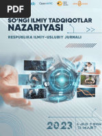 So'Ngi Ilmiy Tadqiqotlar Nazariyasi Jurnali 6-5 | PDF