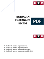 Semana 5 Engranajes 2 Fuerza en Engranajes Rectos