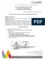 Reunión de Trabajo Sobre La Jornada Escolar de Reforzamiento de La ECIG