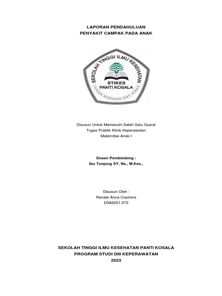 LP Campak Anak | PDF
