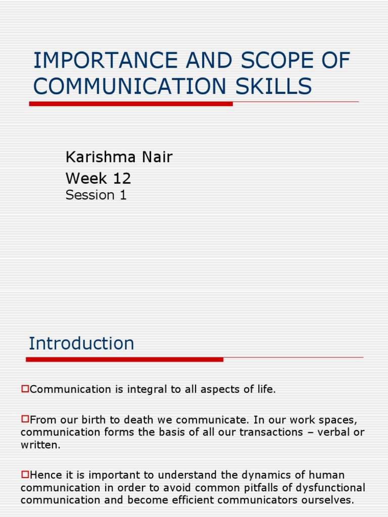 Communication Skills | PDF | Career & Growth