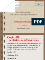 4 Chapitre III La Stratégie de la Concurrence