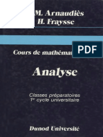 Analyse (Cours de Mathematiques) (French Edition) (Jean Marie Arnaudies, Henri Fraysse) (Z-lib.org)